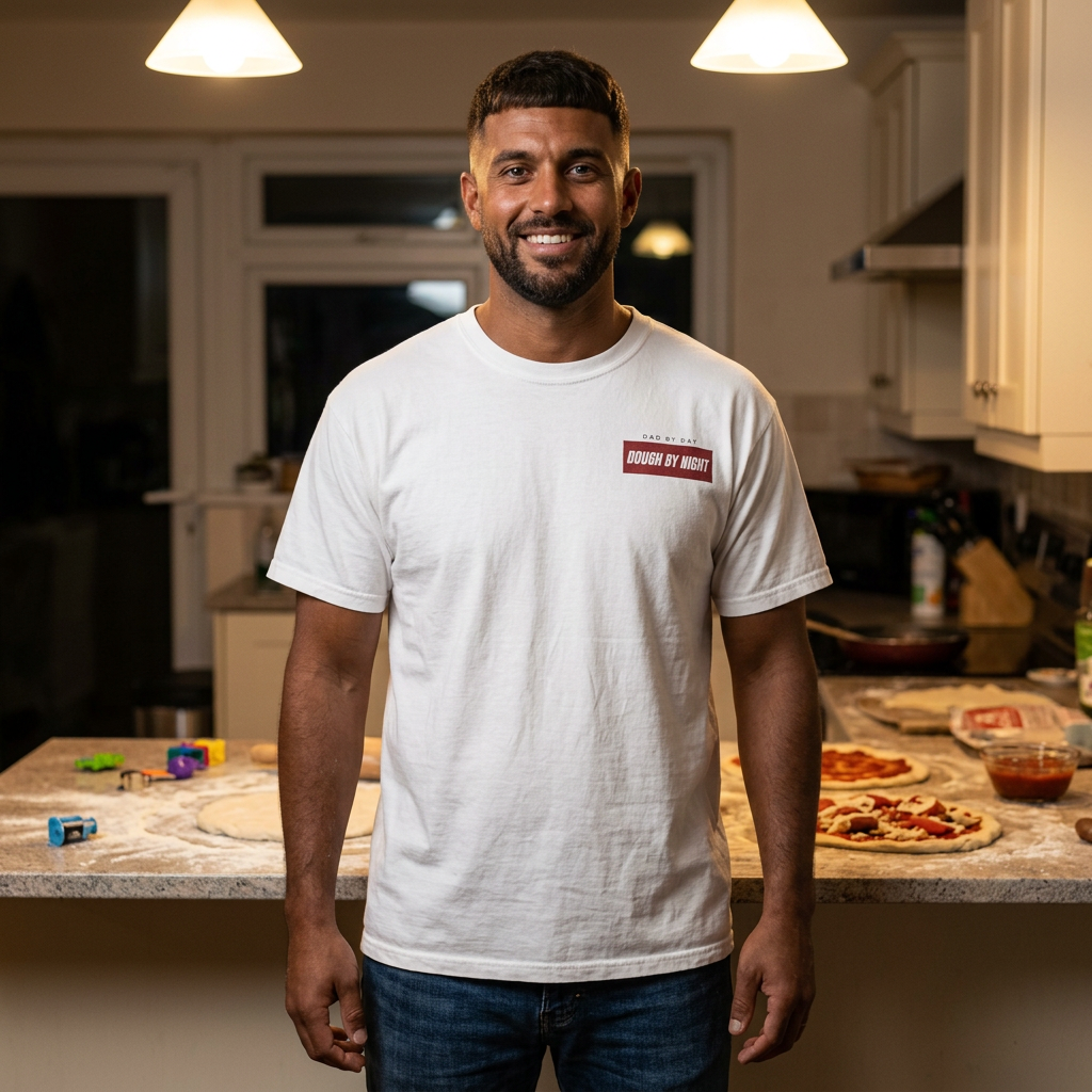 Dad by Day, Dough by Night™ Heavyweight Tee — Box Logo